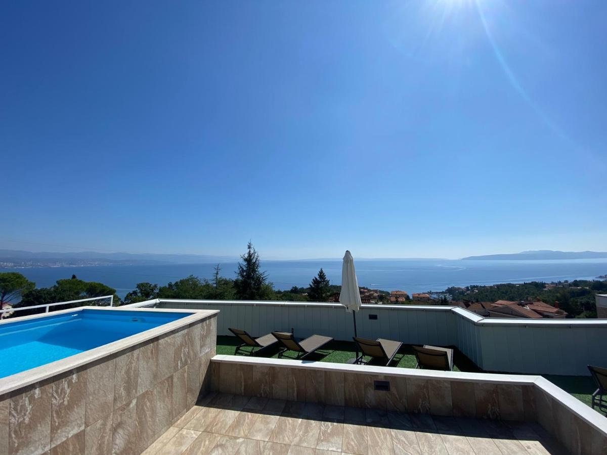 Apartment Mara Opatija With Rooftop Swimming Pool Icici Luaran gambar